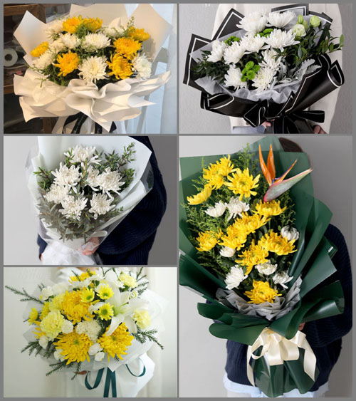 安徽芜湖市无为县泉塘镇钱井村白事花束代送